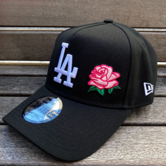 MLB New/Era Baseball Cap - Los Angeles Dodgers 1958-2008 Anniversary - Pink Rose