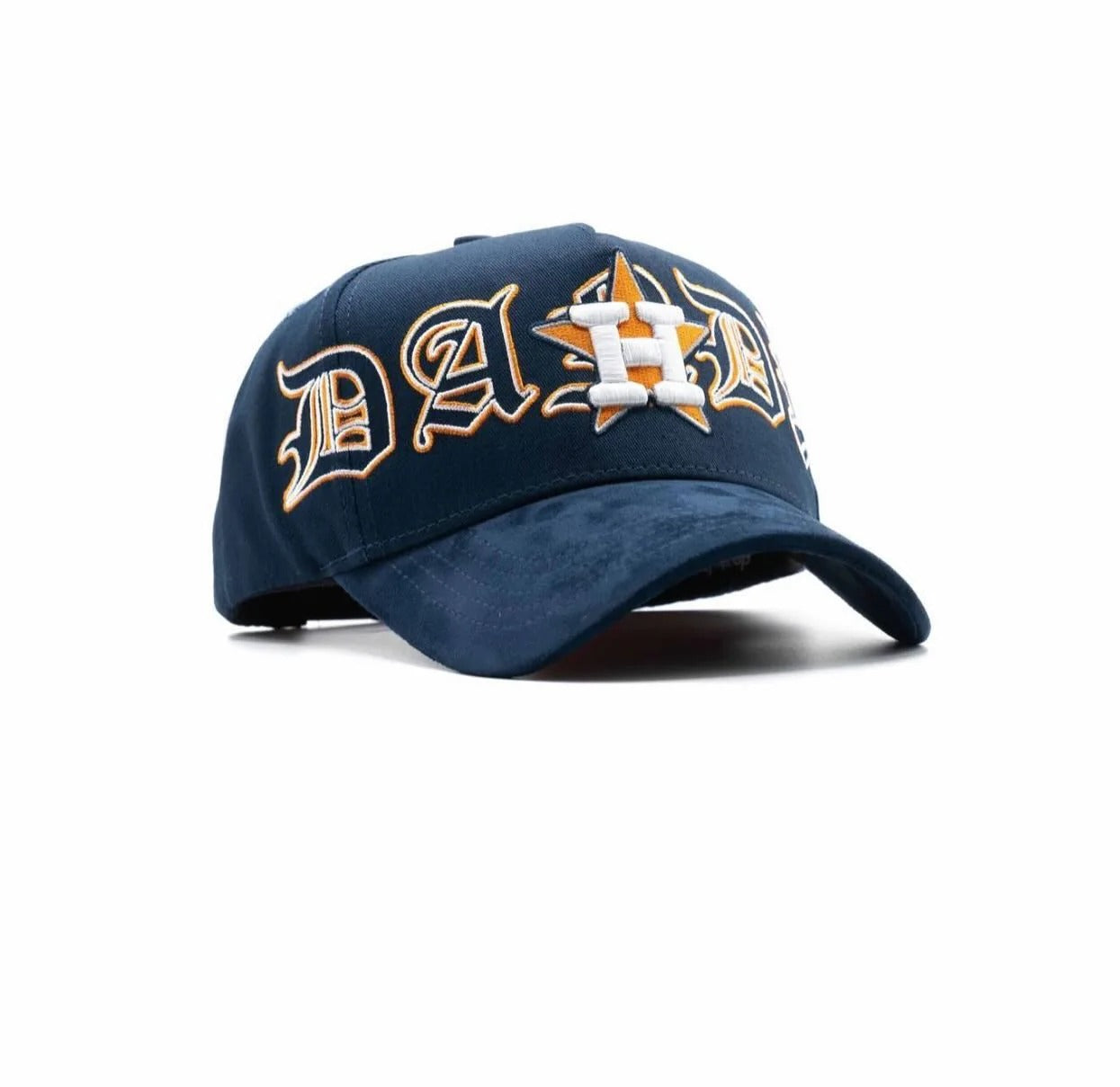 Major League Baseball - Houston Astros - Dandy - with Letter Embroidery Design. Dark Blue - Special Designed Baseball Cap. Integrated Chip Scanning Cap. Special Edition Adjustable Brim Baseball Cap