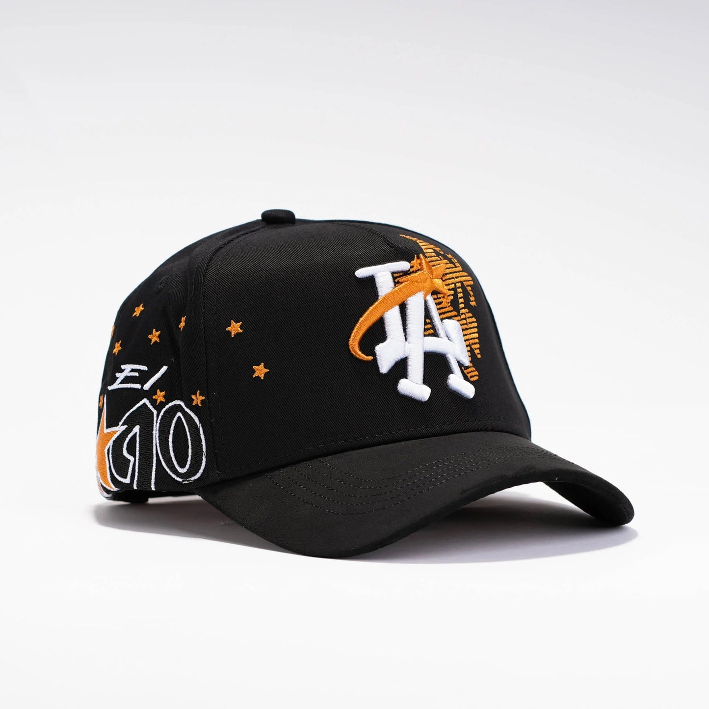 Major League Baseball in The United States - Los Angeles Dodgers - Dandy - with Star Embroidery Design - Black - Special Designed Baseball Cap - Integrated Chip Scanning Cap - Special Edition Adjustable Brim Baseball Cap