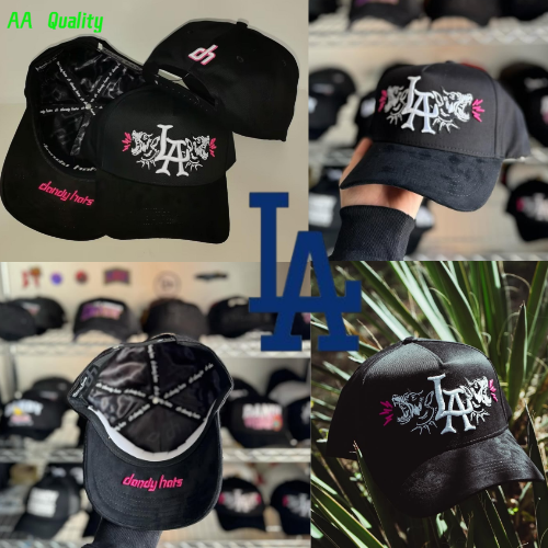 Major League Baseball in The United States - Los Angeles Dodgers - Dogs Dandy Hat - Black - Dog Embroidery