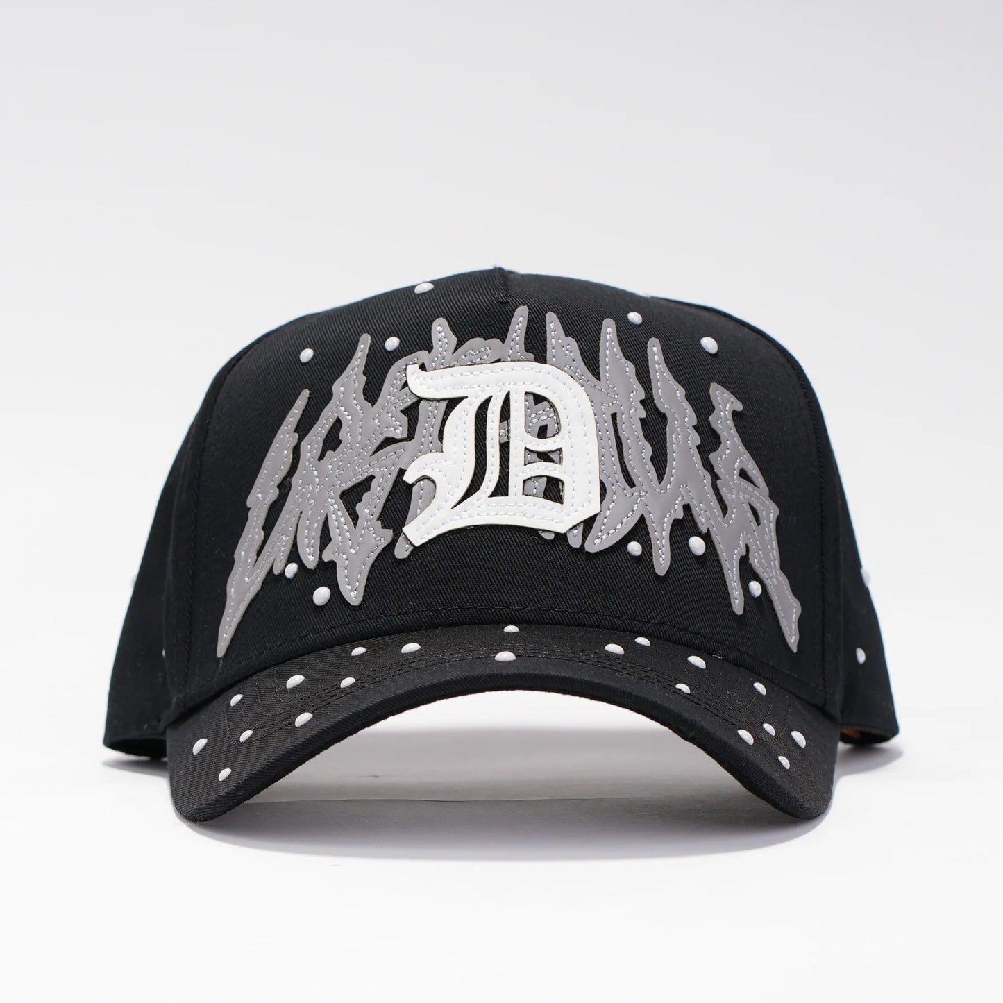 Major League Baseball of The United States - Gorra Lost Dandy Hats Original - Black - A Specially Designed Hat with Worn-out Style, Featuring An Integrated NFC Scanning Function, and A Special Adjustable Brim Baseball Cap