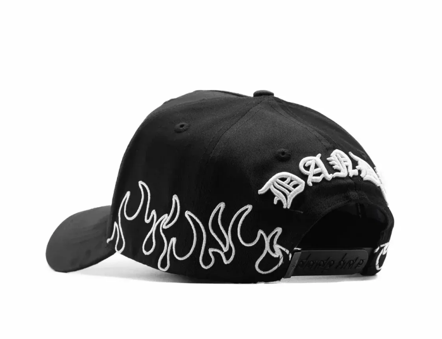 Dandy - Featuring Letter Embroidery Design, Black Color - Specially Designed Baseball Cap, Integrated Chip Scanning Cap, Special Edition Adjustable Brim Baseball Cap