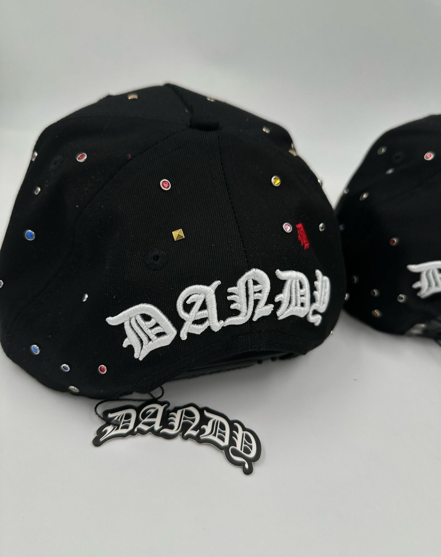 Black. Dandy Hats' 10th Anniversary Special Design Baseball Cap - Integrated Chip Scanning Cap - Special Edition Adjustable Cap with Tongue