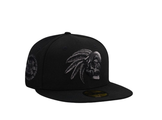 Mexico, Black Skull Head Embroidery, New/era Embroidery, American Hip-hop Versatile Baseball Cap