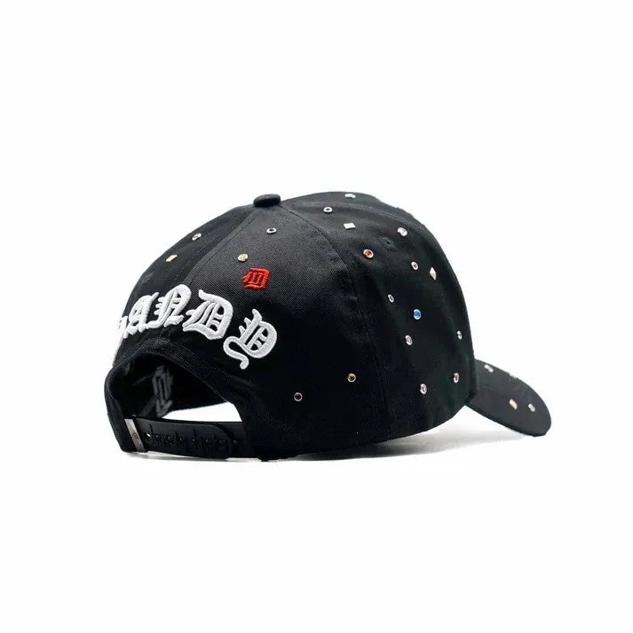 Black. Dandy Hats' 10th Anniversary Special Design Baseball Cap - Integrated Chip Scanning Cap - Special Edition Adjustable Cap with Tongue