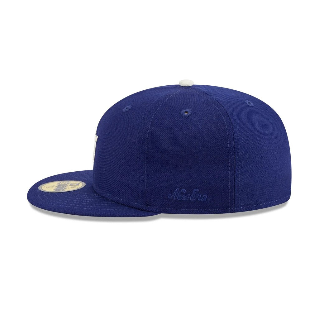 MLB Los Angeles Dodgers Fear of God Essentials Fitted Hat Black Sweatband Sports Non-adjustable Baseball Cap