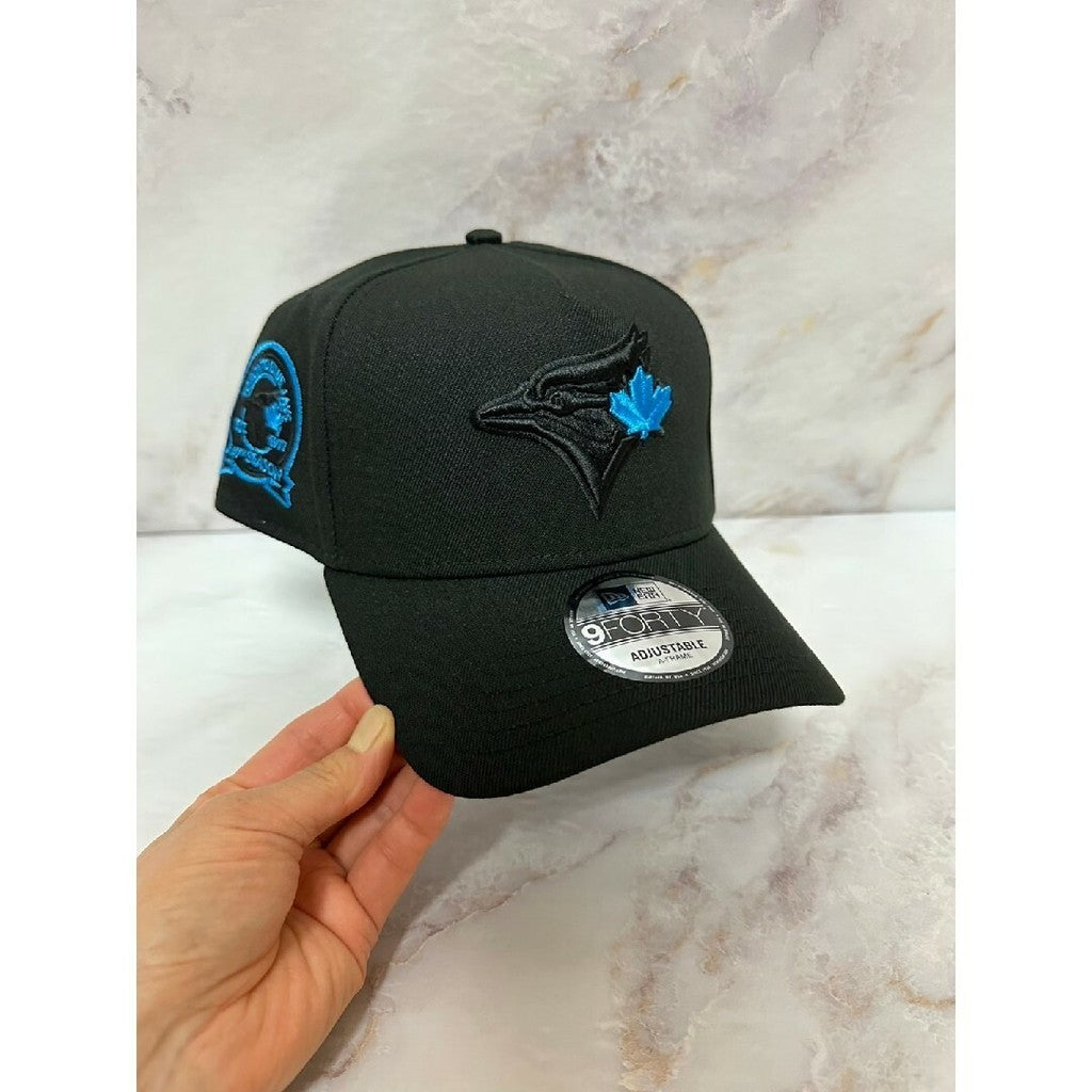 Major League Baseball Toronto Blue Jays 30th Anniversary Black Blue Adjustable Snapback Cap Hip-Hop Curved Brimmed Baseball Cap