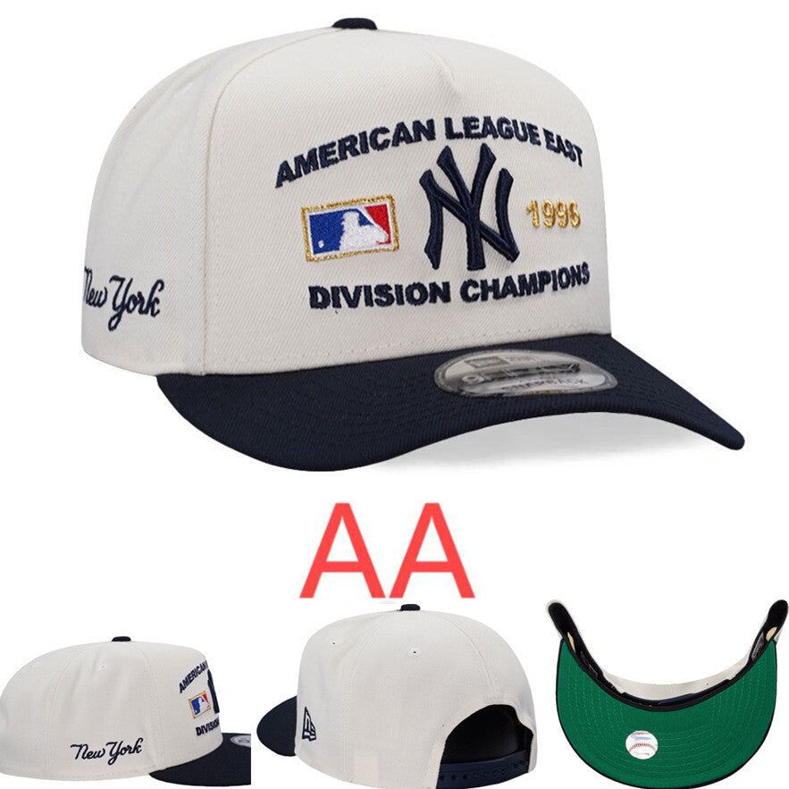 Major League Baseball New York Yankees All Divisions Champion 1996 Edition A-Frame Adjustable Snapback Caps