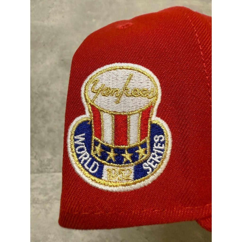 Major League Baseball New York Yankees World Series Side NY Team Logo Magic Hat Edition A-Frame Adjustable Snapback Caps