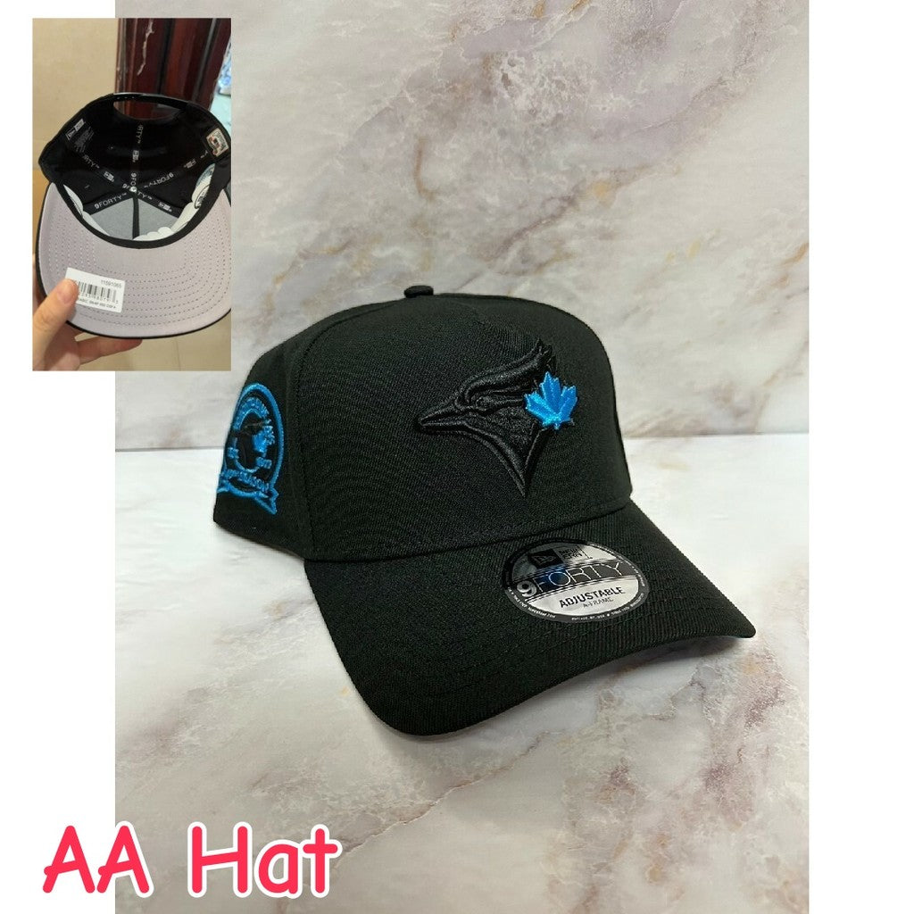 Major League Baseball Toronto Blue Jays 30th Anniversary Black Blue Adjustable Snapback Cap Hip-Hop Curved Brimmed Baseball Cap