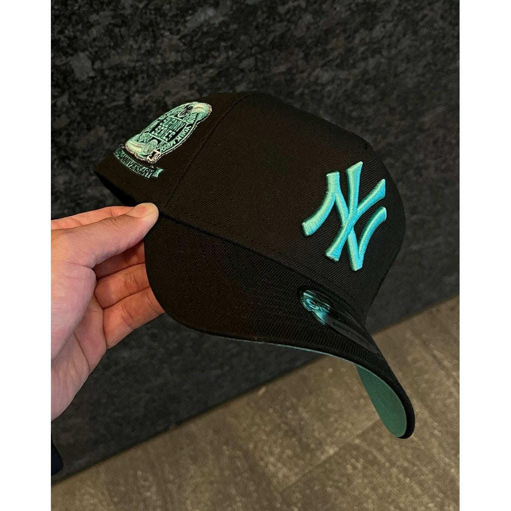 Major League Baseball New York Yankees World Series 1927 Flame Black Prime Subway Edition A-Frame Adjustable Snapback Caps