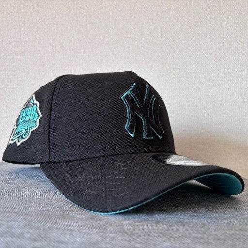 Major League Baseball New York Yankees 9f0rty A-Frame Black & Tiffany Blue 1999 World Series Adjustable Snapback Caps