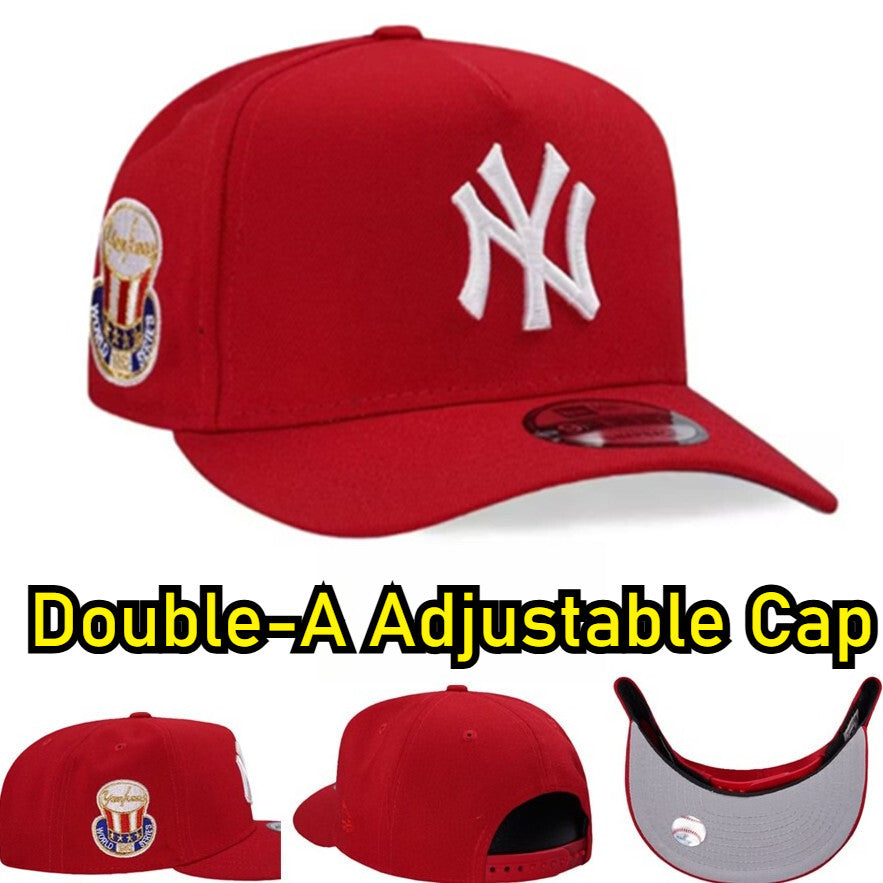 Major League Baseball New York Yankees World Series Side NY Team Logo Magic Hat Edition A-Frame Adjustable Snapback Caps