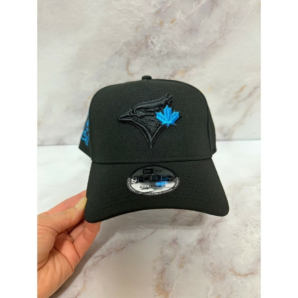 Major League Baseball Toronto Blue Jays 30th Anniversary Black Blue Adjustable Snapback Cap Hip-Hop Curved Brimmed Baseball Cap
