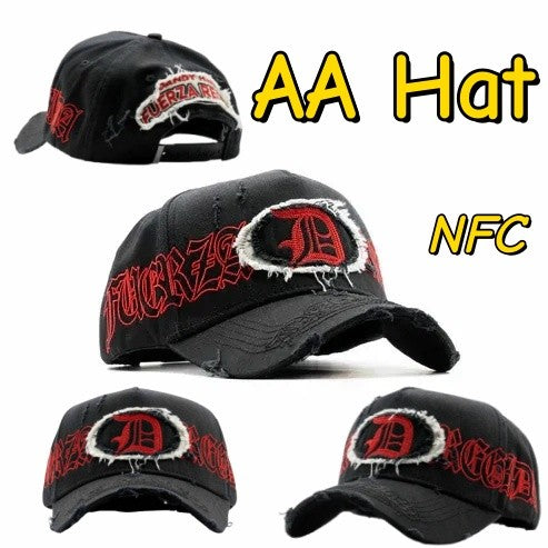Major League Baseball Gorra Dandy Hats Fuerza Regida Distressed Specially Cap Designed Chip NFC Scanning Hats Special Edition Adjustable Snapback Caps