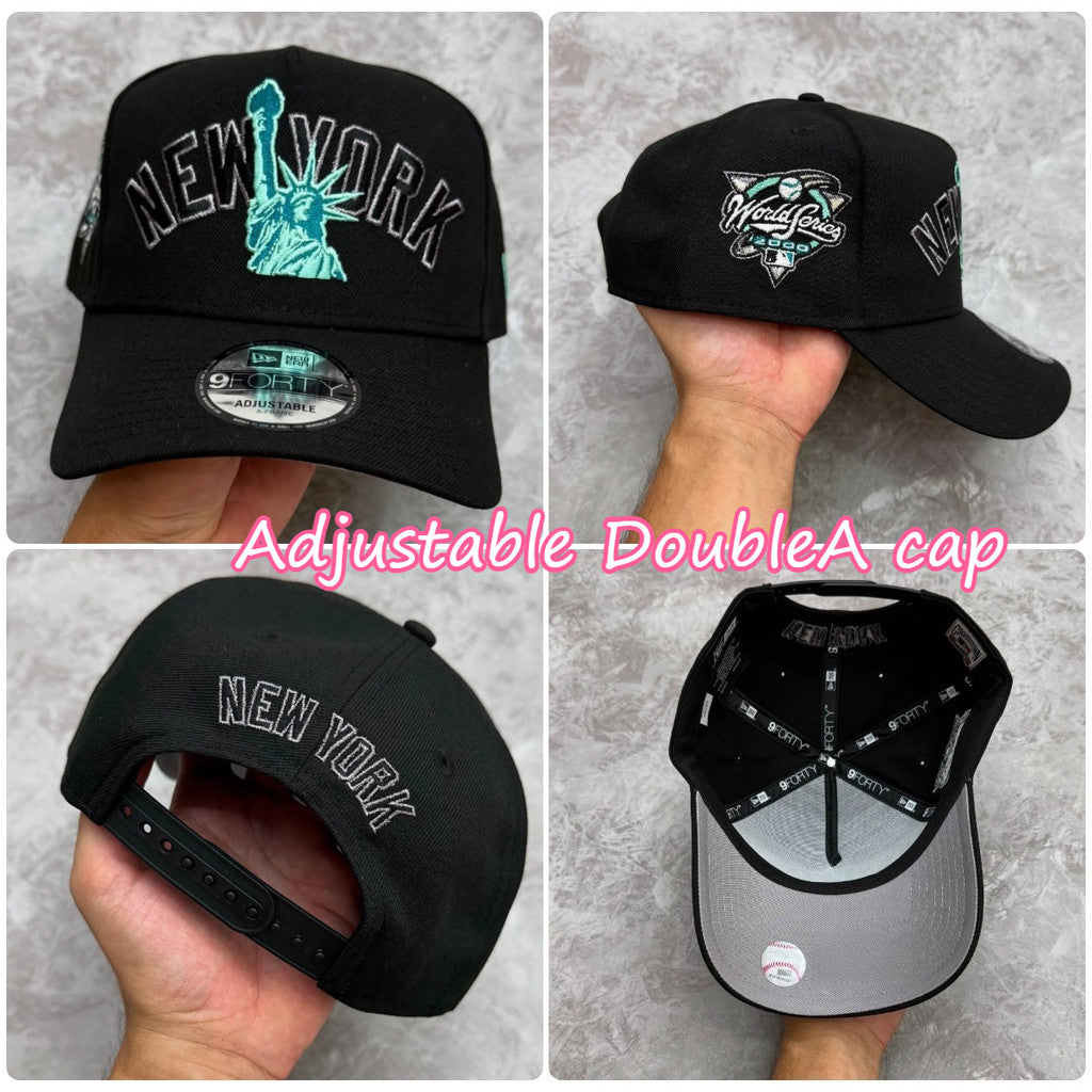 Major League Baseball New York Yankees World Series 1996 Liberty Script Prime Edition A-Frame Adjustable Snapback Caps