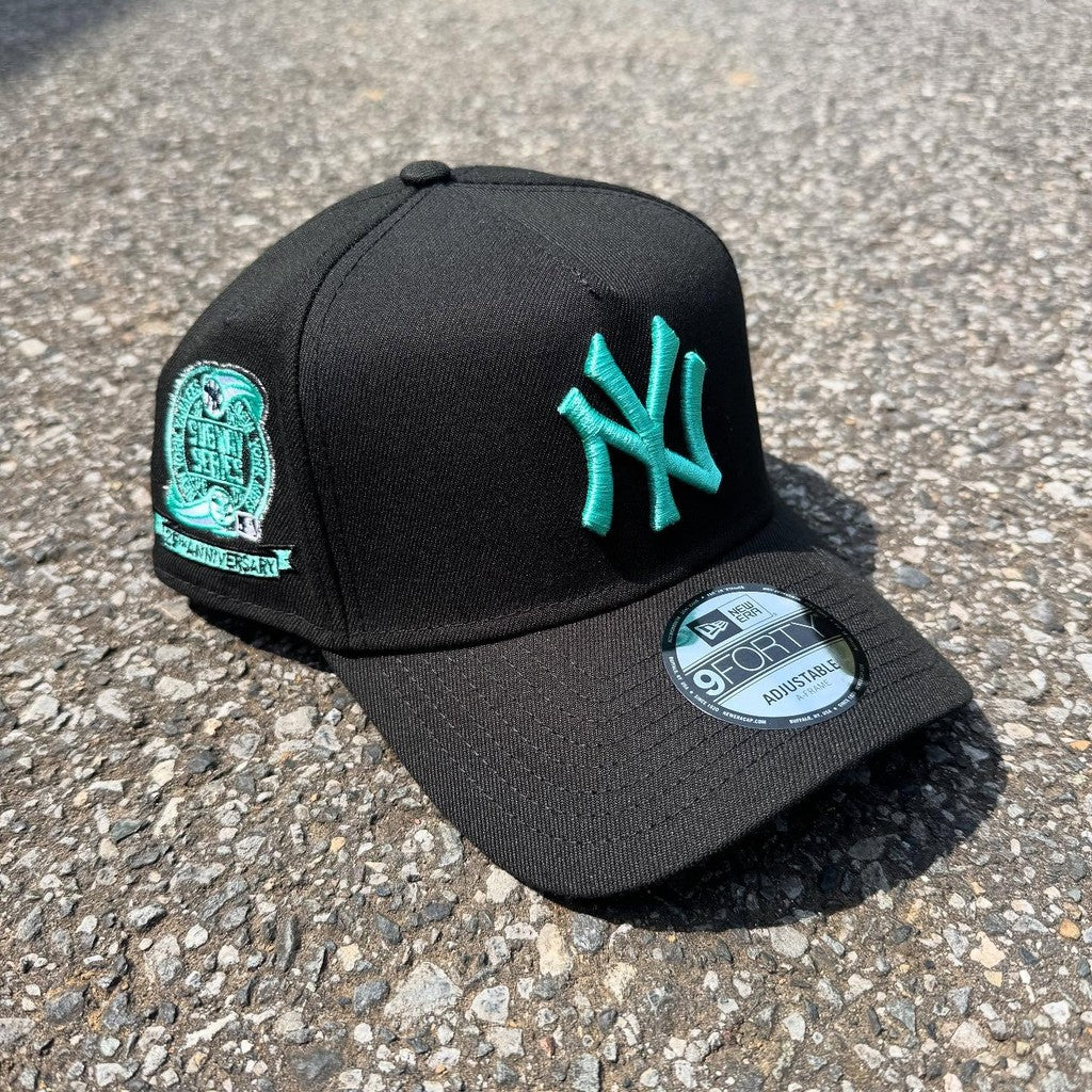 Major League Baseball New York Yankees World Series 1927 Flame Black Prime Subway Edition A-Frame Adjustable Snapback Caps