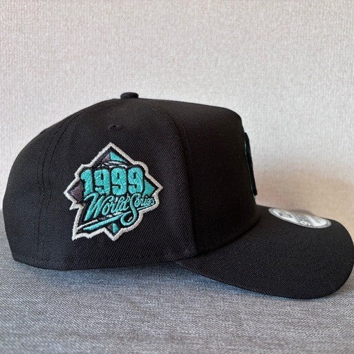 Major League Baseball New York Yankees 9f0rty A-Frame Black & Tiffany Blue 1999 World Series Adjustable Snapback Caps