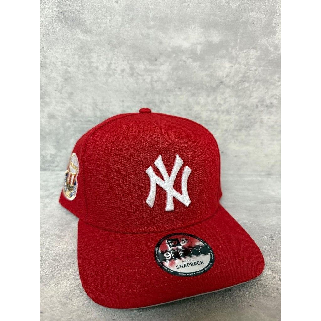 Major League Baseball New York Yankees World Series Side NY Team Logo Magic Hat Edition A-Frame Adjustable Snapback Caps