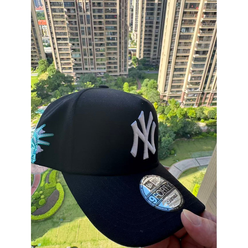 Major League Baseball New York Yankees Side Statue of Liberty Adjustable Snapback Caps Hip-hop Curved Eaves Wearing Duckbill Hat
