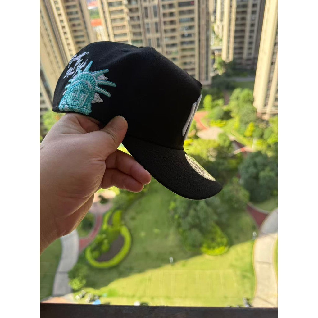 Major League Baseball New York Yankees Side Statue of Liberty Adjustable Snapback Caps Hip-hop Curved Eaves Wearing Duckbill Hat