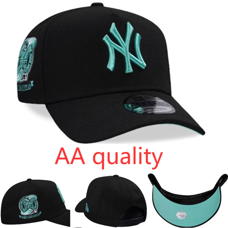 Major League Baseball New York Yankees World Series 1927 Flame Black Prime Subway Edition A-Frame Adjustable Snapback Caps