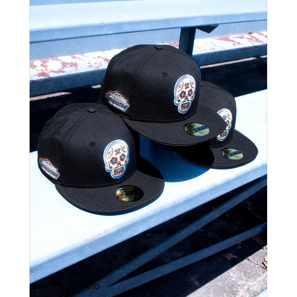 Major League Baseball Houston Astros The Cold Stunner Pack  Fitted Hat Skeleton Embroidered Flat Brimmed Hip Hop Baseball Hat