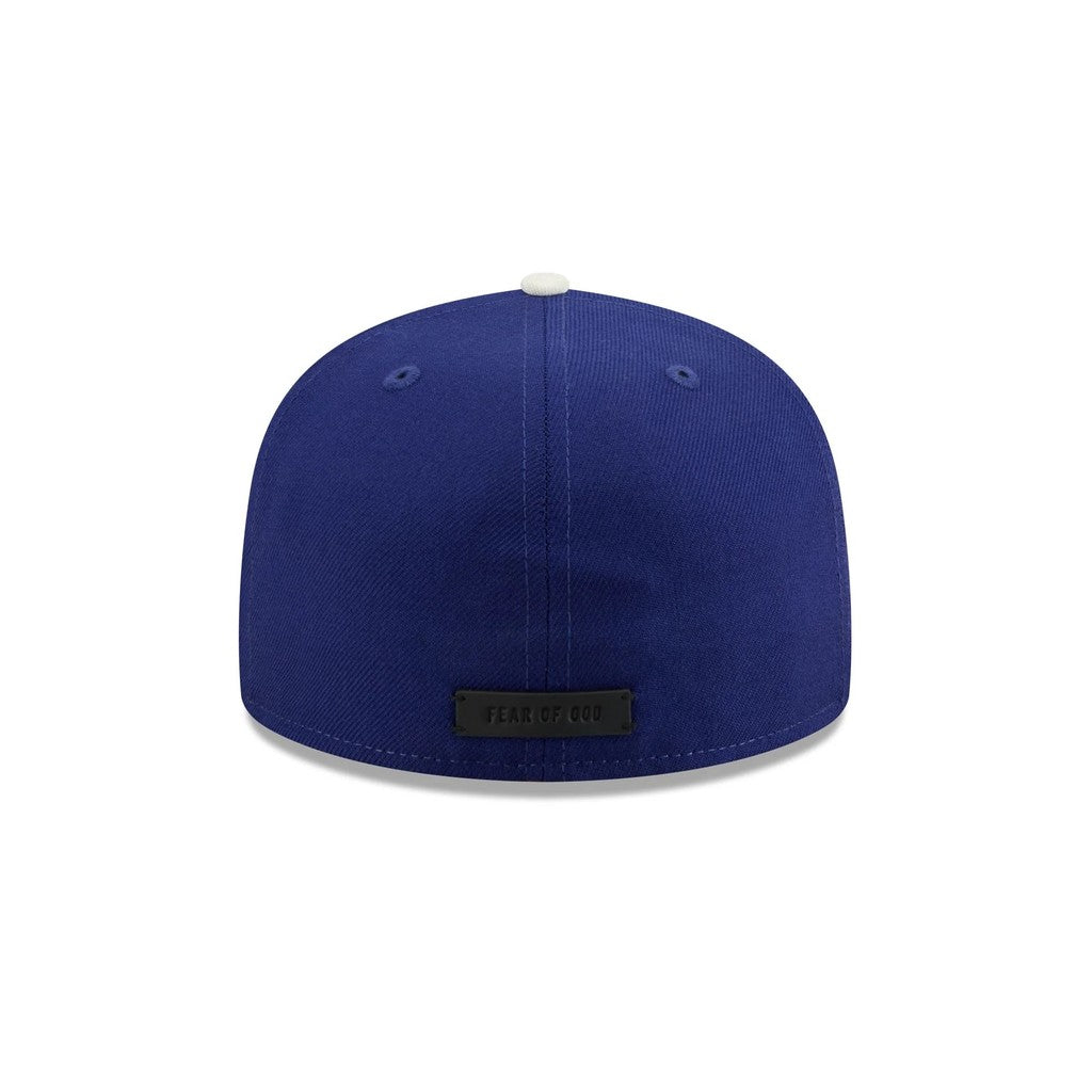 MLB Los Angeles Dodgers Fear of God Essentials Fitted Hat Black Sweatband Sports Non-adjustable Baseball Cap