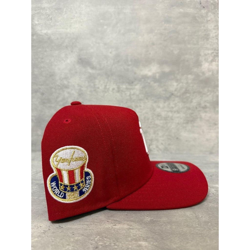 Major League Baseball New York Yankees World Series Side NY Team Logo Magic Hat Edition A-Frame Adjustable Snapback Caps