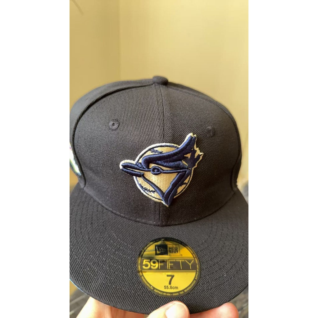 Major League Baseball Toronto Blue Jays 10th Anniversary Blue Ice Edition Fitted Hat Competition Commemorative Edition Non-adjustable Baseball Cap