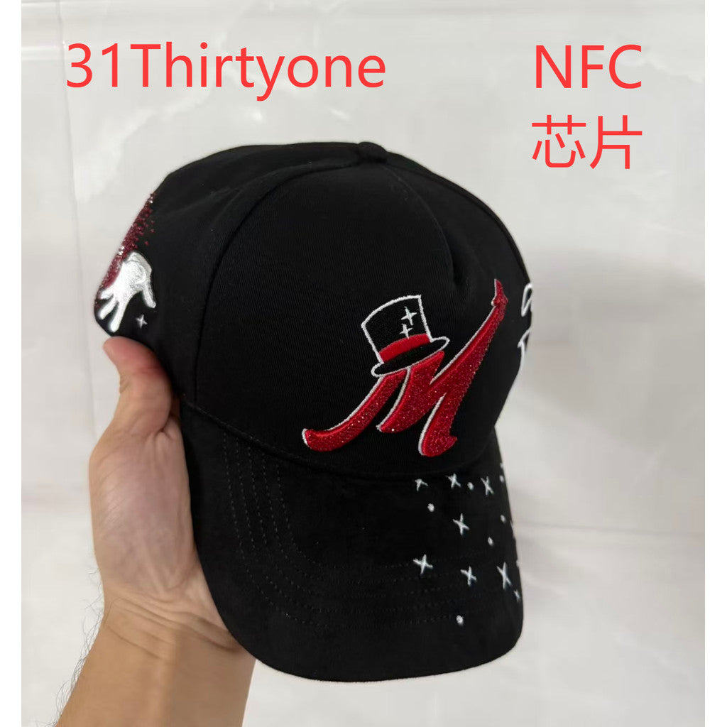 TRIPLE The Magician Hats 31 Thirtyone DANDY HATS Sad Boys Baseball Team Adjustable Snapback Caps Specially Designed NFC Chip That Can Scan Cap 