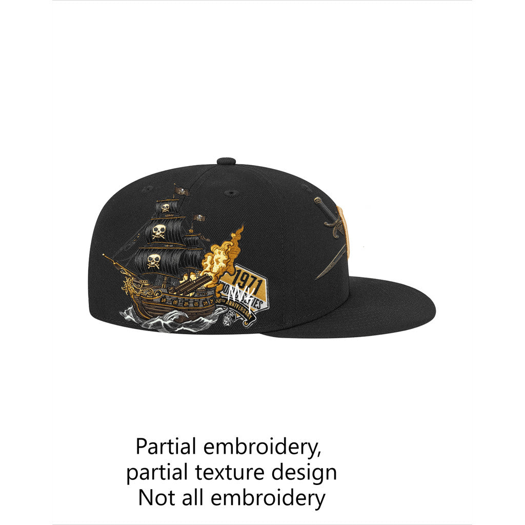 Major League Baseball Pittsburgh Pirates Steel City Hat Preorder Fitted Hat Flat Eave Fully Enclosed Sports Baseball Cap