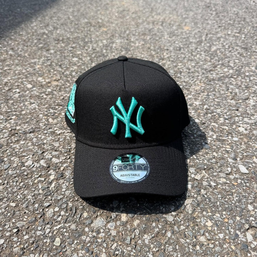 Major League Baseball New York Yankees World Series 1927 Flame Black Prime Subway Edition A-Frame Adjustable Snapback Caps