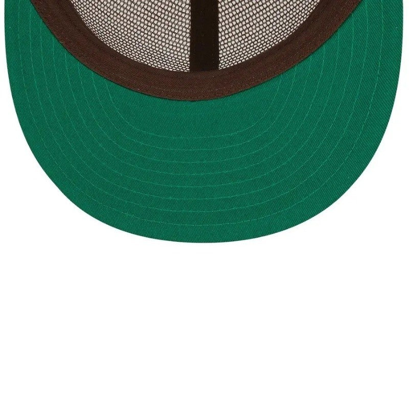 Major League Baseball Fear of God Essential Full Mesh Brown 2022 Fitted Hat Breathable Flat Brimmed Sports Breathing Baseball Cap